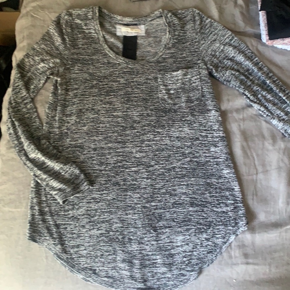 Grey Marled L/S tee